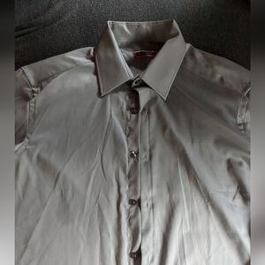 VanHusen Slim Fit Stretch Flex Collar Dress Shirt